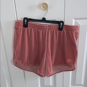 Size M Adidas Velour Shorts